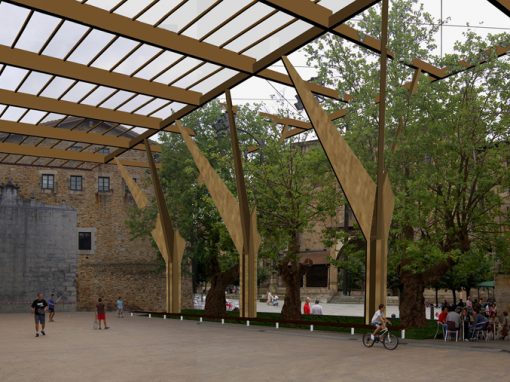 Cubrición frontón Elorrio